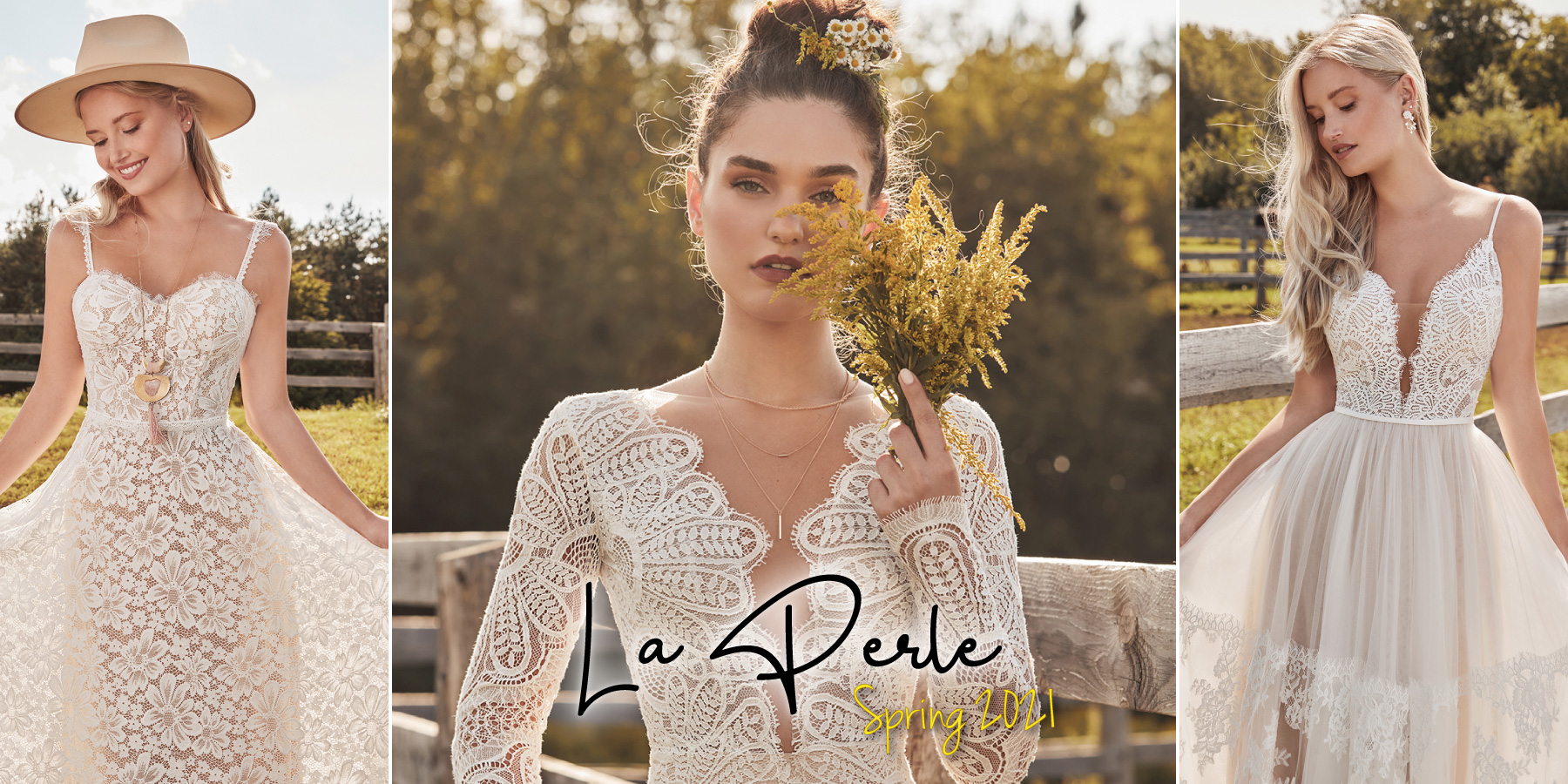 la perle wedding dress