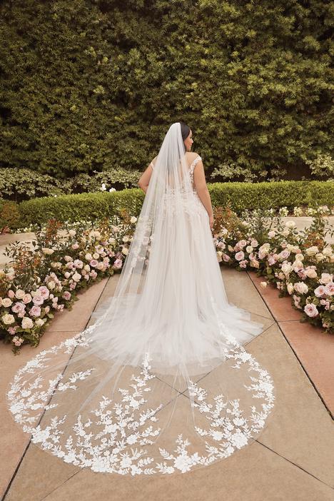 Cathedral Length Lace Veil by Casablanca Bridal, Style 2420V