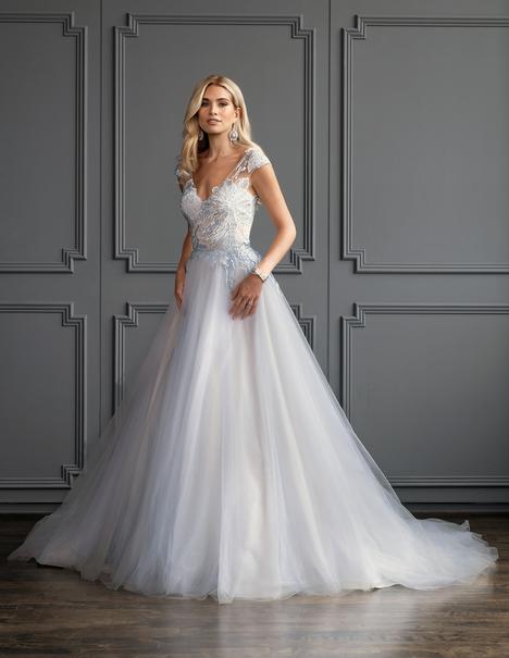 Style 66017: This romantic halter A-line wedding dress creates