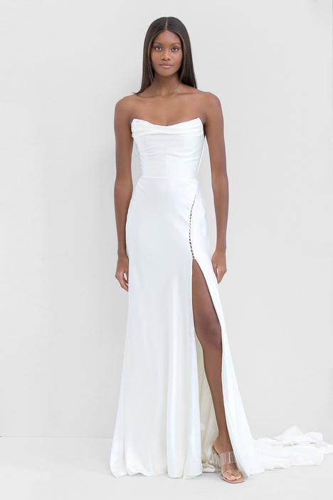 Watters strapless hot sale wedding dress