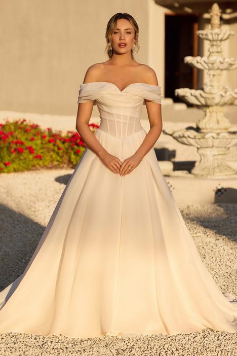 Sophia Tolli Y22174 Bloom Slit Skirt Plus Size Wedding Gown