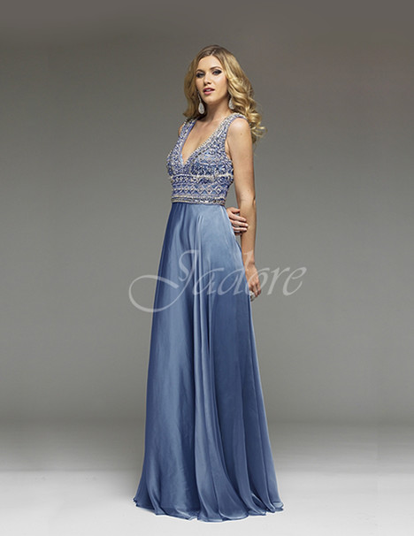 denim long gown