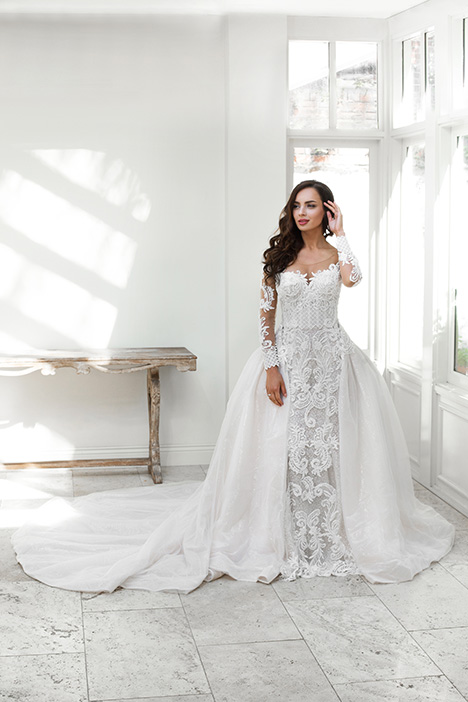 Ballgown Wedding With Dropped Waist The Amoreena Dress - June Bridals