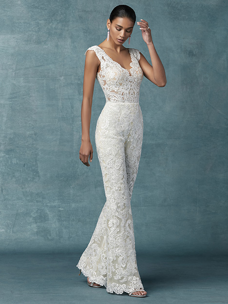 maggie sottero milan jumpsuit