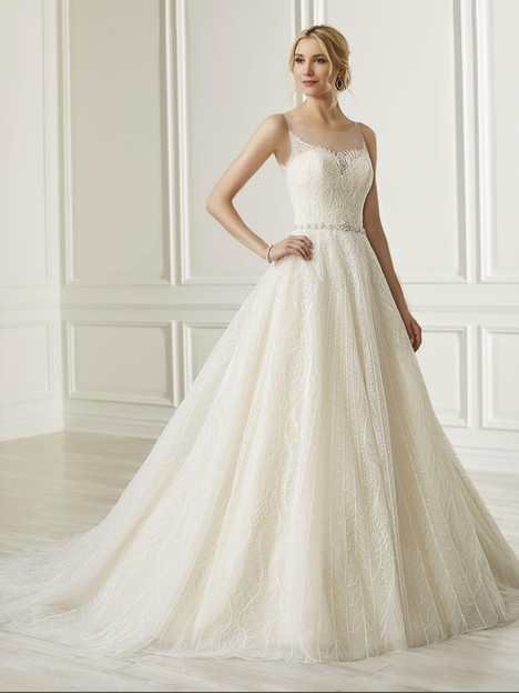 Adrianna Papell 31076 Louisa V-Neck Wedding Gown